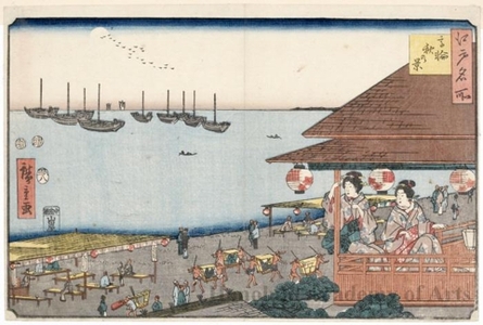 Utagawa Hiroshige: Autumn Views of Takanawa - Honolulu Museum of Art