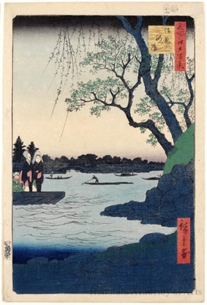 Utagawa Hiroshige: Oumayagashi - Honolulu Museum of Art