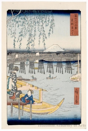 Utagawa Hiroshige: Ryögoku in the Eastern Capital - Honolulu Museum of Art