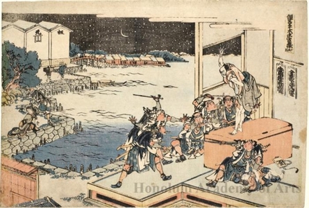 Katsushika Hokusai: Chüshingura, Act 10 - Honolulu Museum of Art