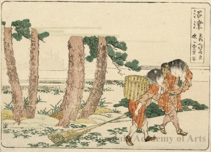 Katsushika Hokusai: Numazu 1.5 ri to Hara - Honolulu Museum of Art