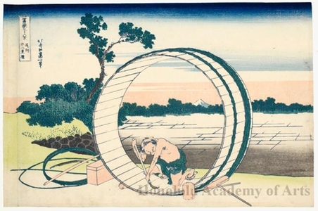 Katsushika Hokusai: Fujimigahara (“Fuji-view Fields