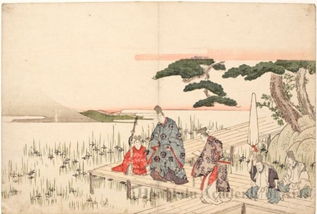 Katsushika Hokusai: Ariwara no Narihira from Tale of Ise - Honolulu Museum of Art