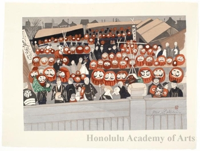 Sekino Junichirö: Odawara: Dharma Market - Honolulu Museum of Art