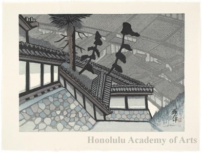 Sekino Junichirö: Okitsu: View from Seiken-ji - ホノルル美術館