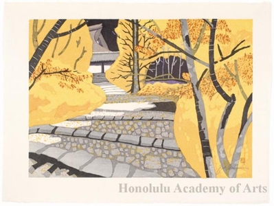 Sekino Junichirö: Ishiyakushi: Fall Colors - ホノルル美術館