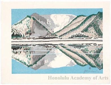 Sekino Junichirö: Ötsu: Clear Day after Snowfall at the Lake - Honolulu Museum of Art