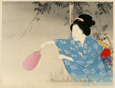 Takeuchi Keishu: A Beauty Hunting Fireflies - Honolulu Museum of Art