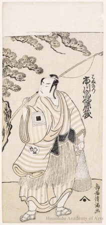 Torii Kiyomitsu: Ichikawa Kömazö I as Hamanari - Honolulu Museum of Art