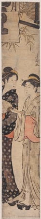 Torii Kiyonaga: Two Women Under Lanterns - Honolulu Museum of Art