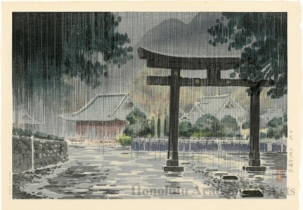 Tsuchiya Koitsu: Futaro shrine, Nikko - Honolulu Museum of Art