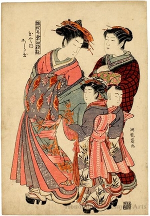 Isoda Koryusai: Shiratama of the Tamaya - Honolulu Museum of Art