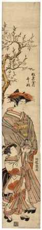 Isoda Koryusai: Utahime of Matsubaya - Honolulu Museum of Art