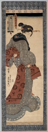 Japanese Print "Atsurae ori jisei konomi" by Utagawa Kunisada, 歌川国貞 (Utagawa Kunisada I (Toyokuni III))