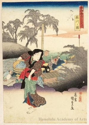 Utagawa Kunisada: Fujikawa - Honolulu Museum of Art