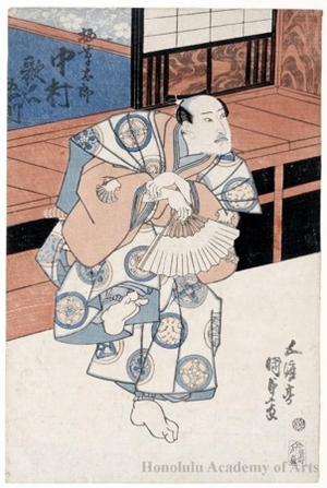 Utagawa Kunisada, 歌川国貞 (Utagawa Kunisada I (Toyokuni III))による浮世絵「Yodaime Nakamura Utaemon no Monogusa Tarö」