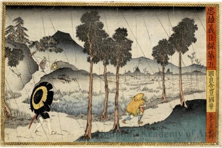 Utagawa Kunisada: The Treasury of Loyal Retainers Act 5 - Honolulu Museum of Art