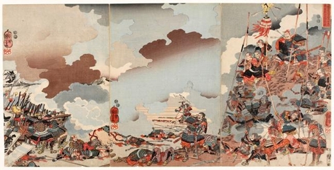 Utagawa Kuniyoshi: The Great War at Kawanakajima - Honolulu Museum of Art