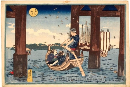 Utagawa Kuniyoshi: Tsukudajima - Honolulu Museum of Art