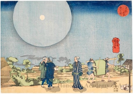 Japanese Print "Shin-Yoshiwara" by Utagawa Kuniyoshi, 歌川国芳 (Utagawa Kuniyoshi)