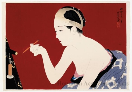 Ito Shinsui: Eyebrow Pencil - Honolulu Museum of Art