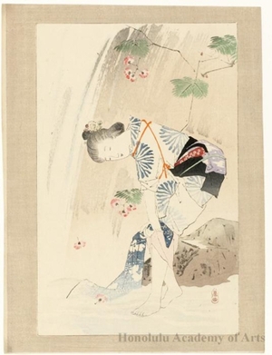 Mishima Shösö: A Spray from Waterfall - Honolulu Museum of Art