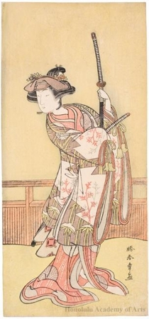 Katsukawa Shunsho: Yoshizawa Iroha I as Tamamo-no-Mae - Honolulu Museum of Art