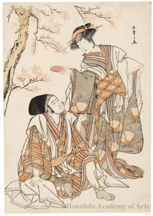 Katsukawa Shunsho: Nakamura Nakazö I and Iwai Hanshirö IV - Honolulu Museum of Art