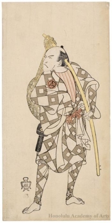 勝川春章: Matsumoto Koshiro III - ホノルル美術館