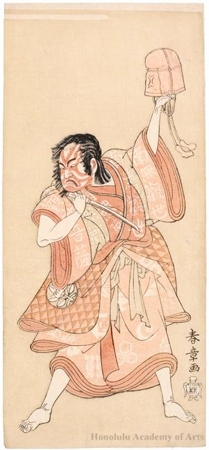 Katsukawa Shunsho: Ichimura Uzaemon IX as Hanagata Shumenosuke (Morihisa) - Honolulu Museum of Art