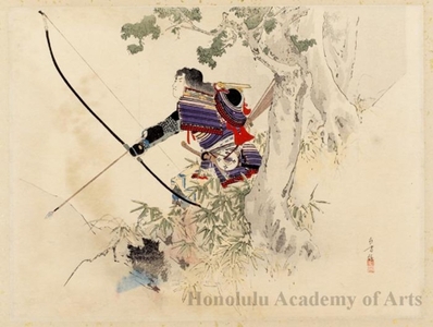 Mizuno Toshikata: Dashing Hero Figure - Honolulu Museum of Art