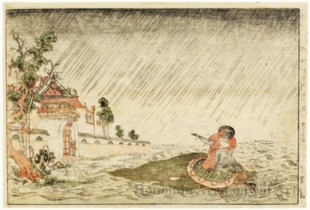 歌川豊春: The Tang Gate at the Palace of the Dragon King - ホノルル美術館