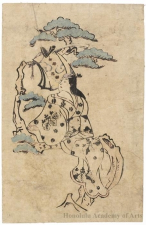 Unknown: Actor Seated in a Tree - Honolulu Museum of Art