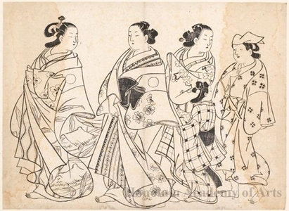 Unknown: Courtesans in Procession - Honolulu Museum of Art