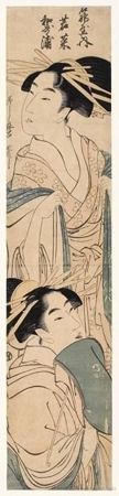 Kitagawa Utamaro: The Courtesans Wakana and Wakanoura of the Wakana Establishment - Honolulu Museum of Art