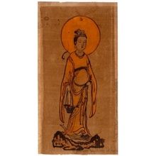 無款: Lingzhao as the Bodhisattva Kannon - ホノルル美術館