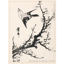 Keisai Eisen: Bird and Plum Branch - Honolulu Museum of Art