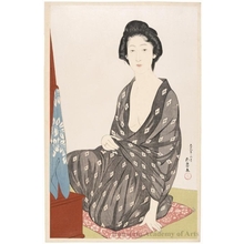 橋口五葉: Summer Kimono - ホノルル美術館