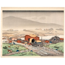Hashiguchi Goyo: Rain at Yabakei Valley, Kyüshü - Honolulu Museum of Art