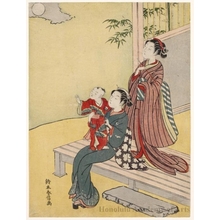 Suzuki Harunobu: The Moon Gazer - Honolulu Museum of Art