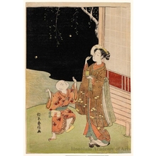 Suzuki Harunobu: Catching Fireflies - Honolulu Museum of Art