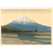 川瀬巴水: The Fuji River - ホノルル美術館