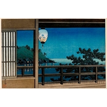 川瀬巴水: Enoshima - ホノルル美術館