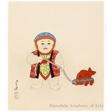 Kawase Hasui: Gosho Ningyö (Palace Doll) - Honolulu Museum of Art