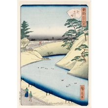 Utagawa Hiroshige II: Soto Sakurada - Honolulu Museum of Art