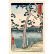 Utagawa Hiroshige: Mt. Fuji on the Left on the Tökaidö Road - Honolulu Museum of Art
