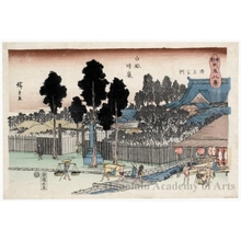 Utagawa Hiroshige: Clearing after a Storm, Shirokane, Seishökö Shrine - Honolulu Museum of Art