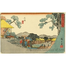 Utagawa Hiroshige: Mishima (Station #12) - Honolulu Museum of Art