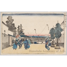 Utagawa Hiroshige: Kasumigaseki - Honolulu Museum of Art