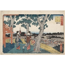 歌川広重: Matsuchiyama, Saruwakachö and Kinryüzan - ホノルル美術館